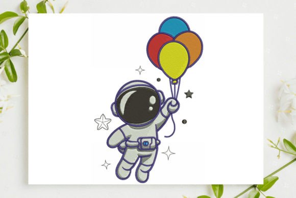 Astronaut Floating with Balloons Review
