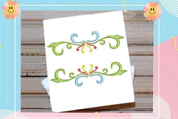 Beautiful Border Multicolor Embroidery Review