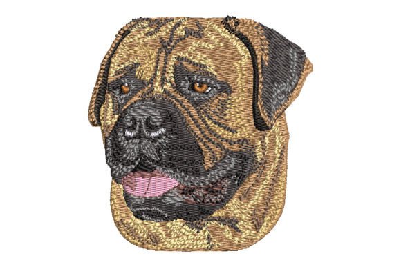 Bullmastiff Embroidery Design Review for Apparel Projects