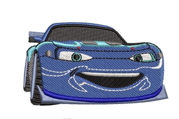 Cartoon Racing Car Embroidery Review