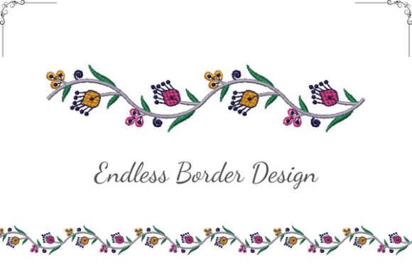 Dainty Floral Border: A Designer’s Perspective