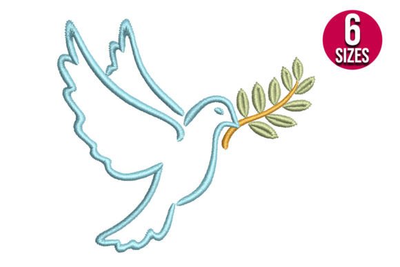 Dove with Olive Branch Embroidery Design Review