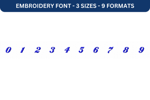 Mademoiselle K Font Number 0 to 9 Review