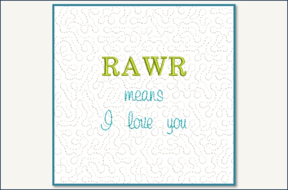 My Dino Buddies Quilt - RAWR Means Block