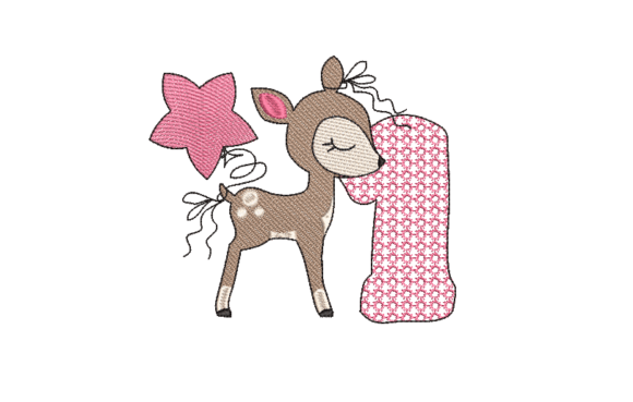 Number One Cute Deer Embroidery Design Review