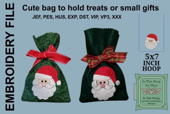 Santa Treat Bag Embroidery Review