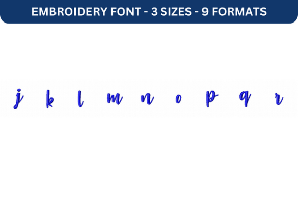 Strawberry Blossom Font Lower J to R Review