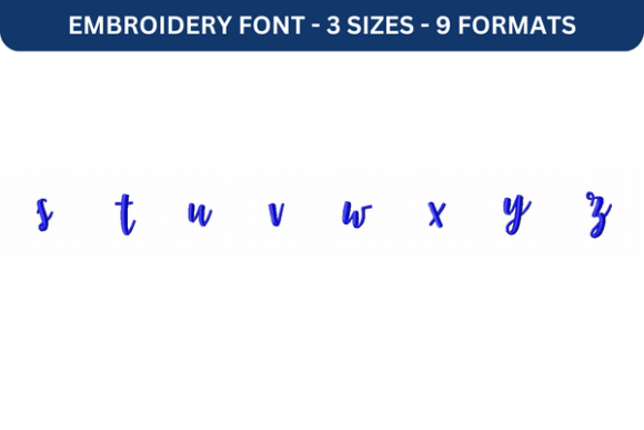Strawberry Blossom Font Lower S to Z
